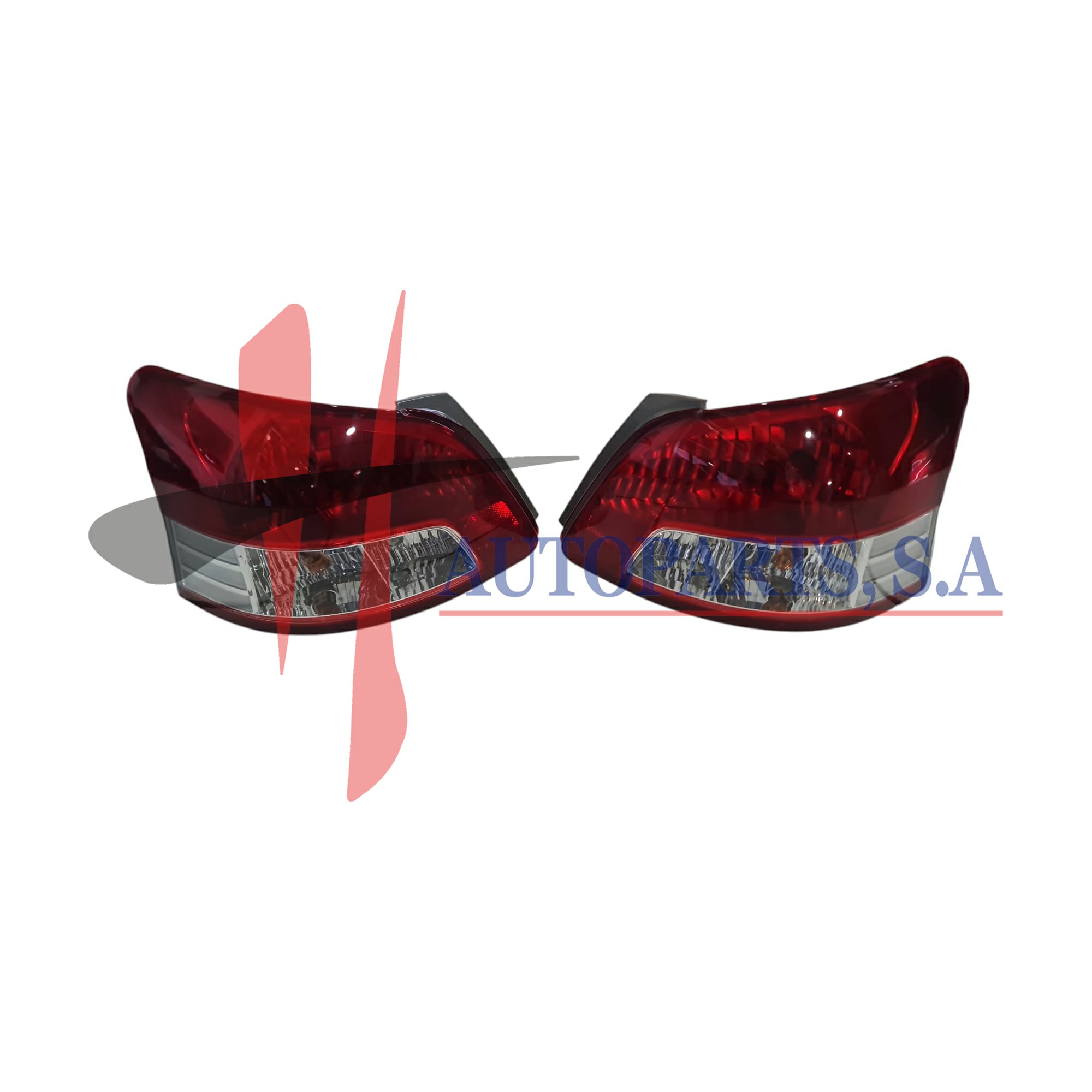 LAMPARA TRASERA TOYOTA YARIS 4D CON CEPOS 2007-2012 RH